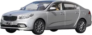 1 18 for KIA K4 Die Casting Toys Alloy Simulation Car Model Display Collection Ornament Souvenirs Motor Vehicles Toys