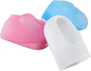 1 Pair Invisible Height Increase Insoles Silicone Wearable Heel Pads for Men Women Comfortable Blue Insoles for Sneakers Boots More Shock Absorbing Skid Design
