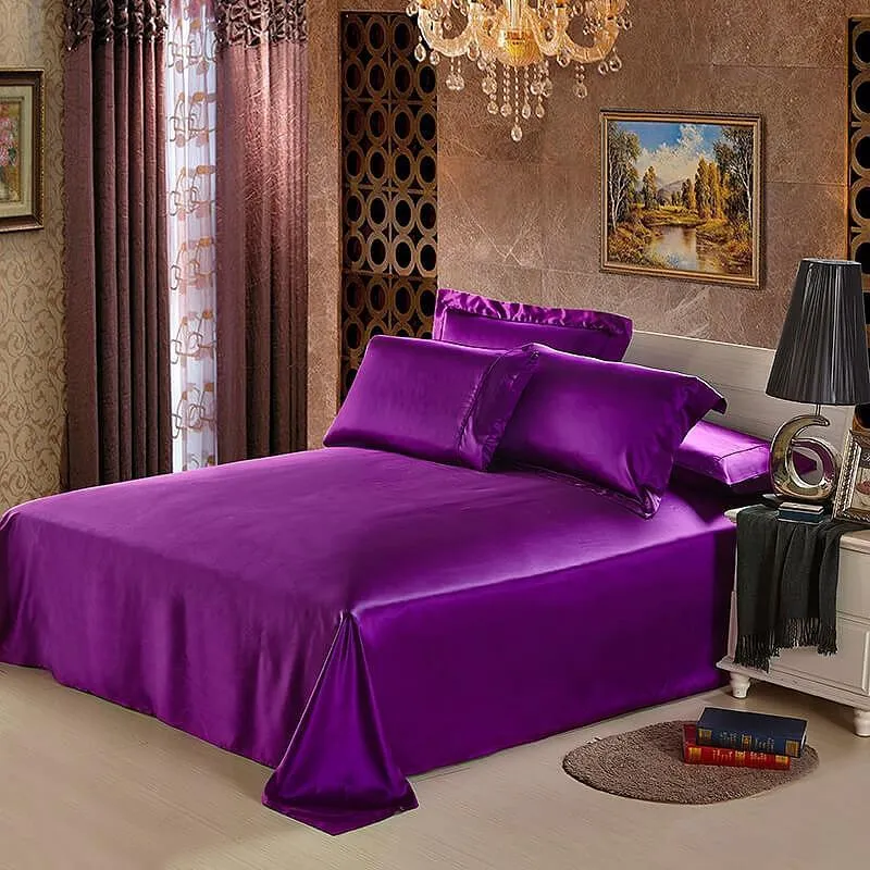 19 Momme Seamless Pure Mulberry Silk Flat Sheet