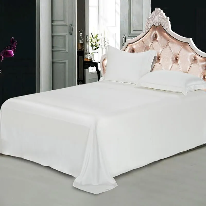 19 Momme Seamless Pure Mulberry Silk Flat Sheet