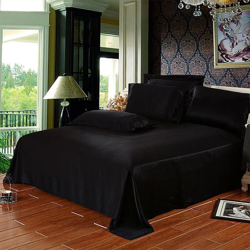 19 Momme Seamless Pure Mulberry Silk Flat Sheet