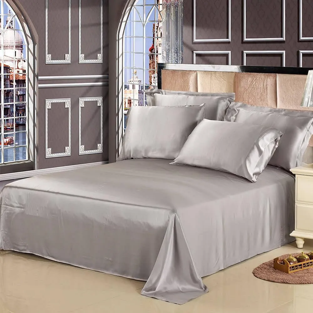 19 Momme Seamless Pure Mulberry Silk Flat Sheet