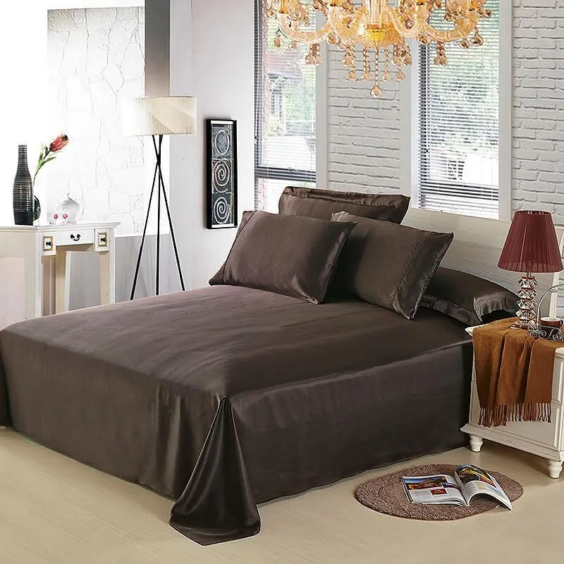 19 Momme Seamless Pure Mulberry Silk Flat Sheet