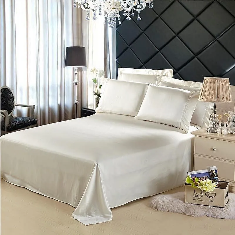 19 Momme Seamless Pure Mulberry Silk Flat Sheet