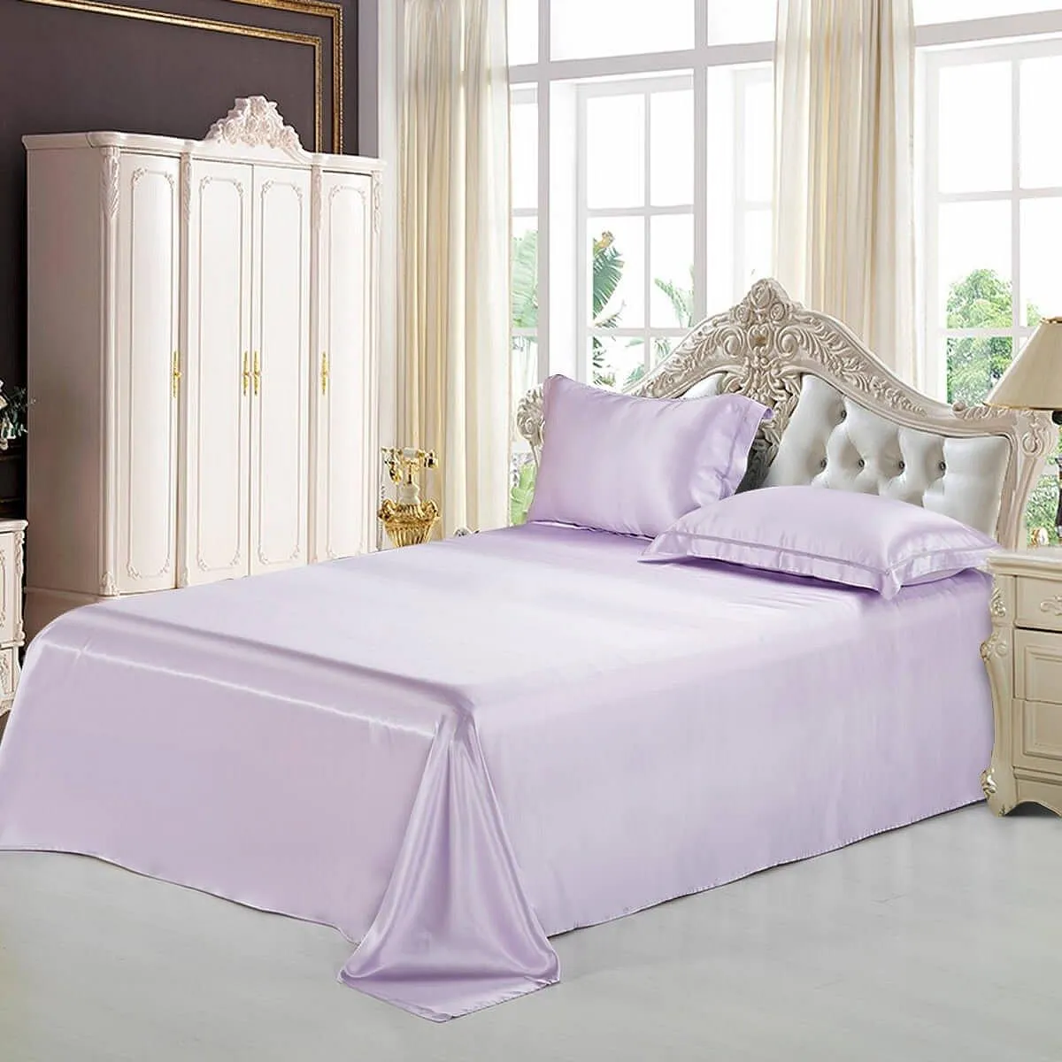19 Momme Seamless Pure Mulberry Silk Flat Sheet