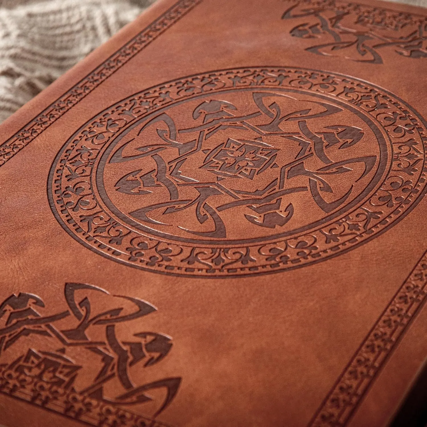 2 Pack Leather Vintage Journal for Men Soft Cover Lined Pages Notebook 180 Lay Flat for Writing Travel Diary, 5.7'' x 8.3'', Black, Brown