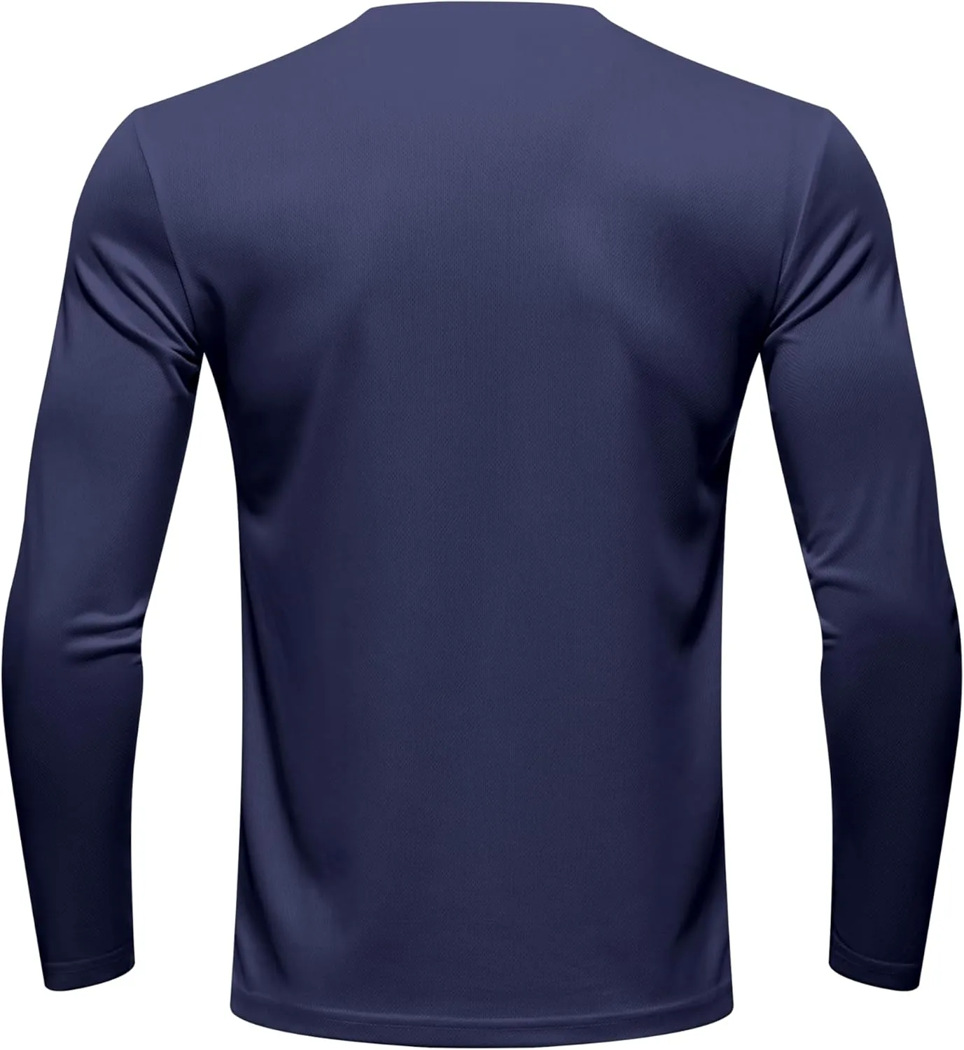 5 Pack Men's Long Sleeve Shirts Sun Protection Shirts Lightweight UPF 50  Rash Guard for Running Workout Fishing