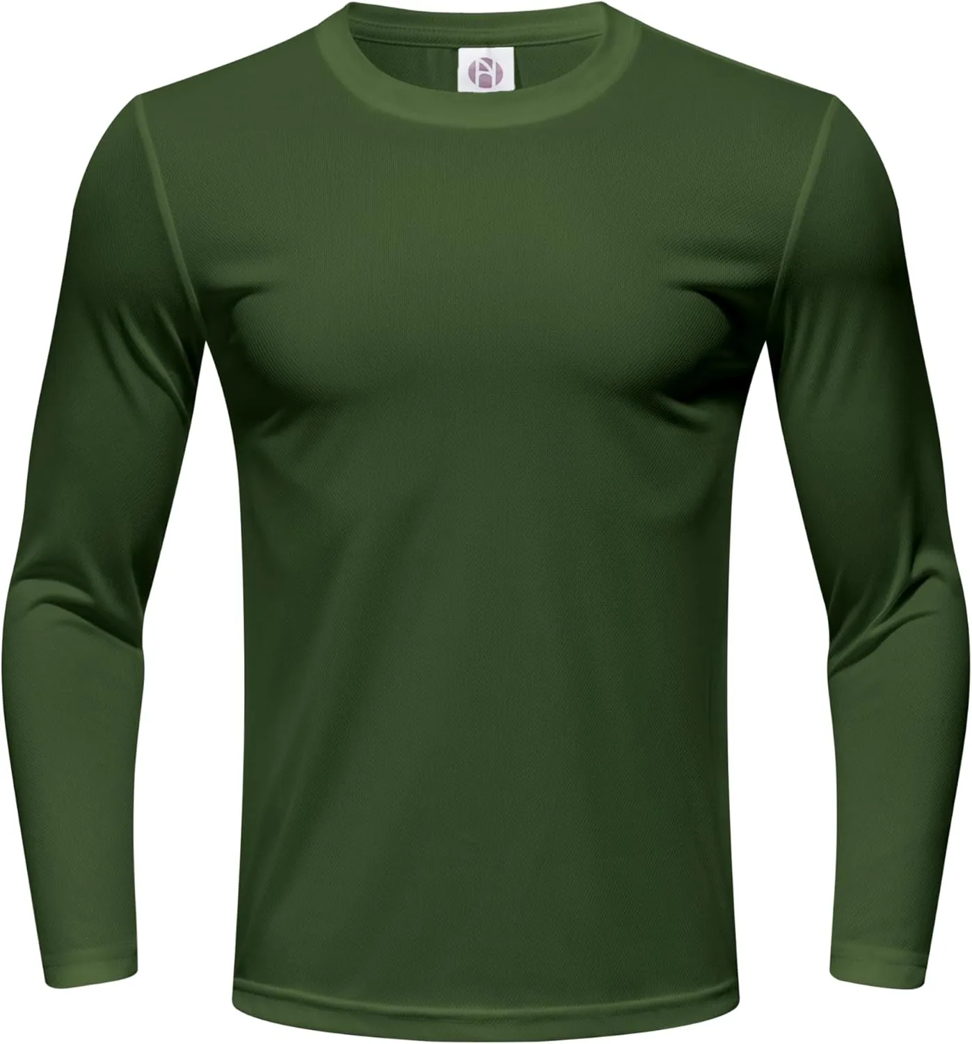 5 Pack Men's Long Sleeve Shirts Sun Protection Shirts Lightweight UPF 50  Rash Guard for Running Workout Fishing