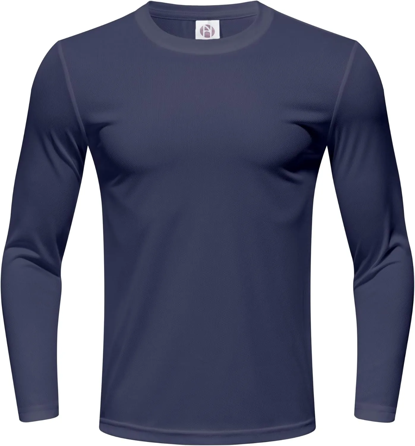 5 Pack Men's Long Sleeve Shirts Sun Protection Shirts Lightweight UPF 50  Rash Guard for Running Workout Fishing