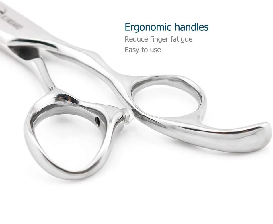 5.5" Barber Hair Thinning Scissors 440C Professional Thinning Shears Barber Shears 28 Teeth Convex Edge KINSARO for Hairdresser Barbershop or Home Use