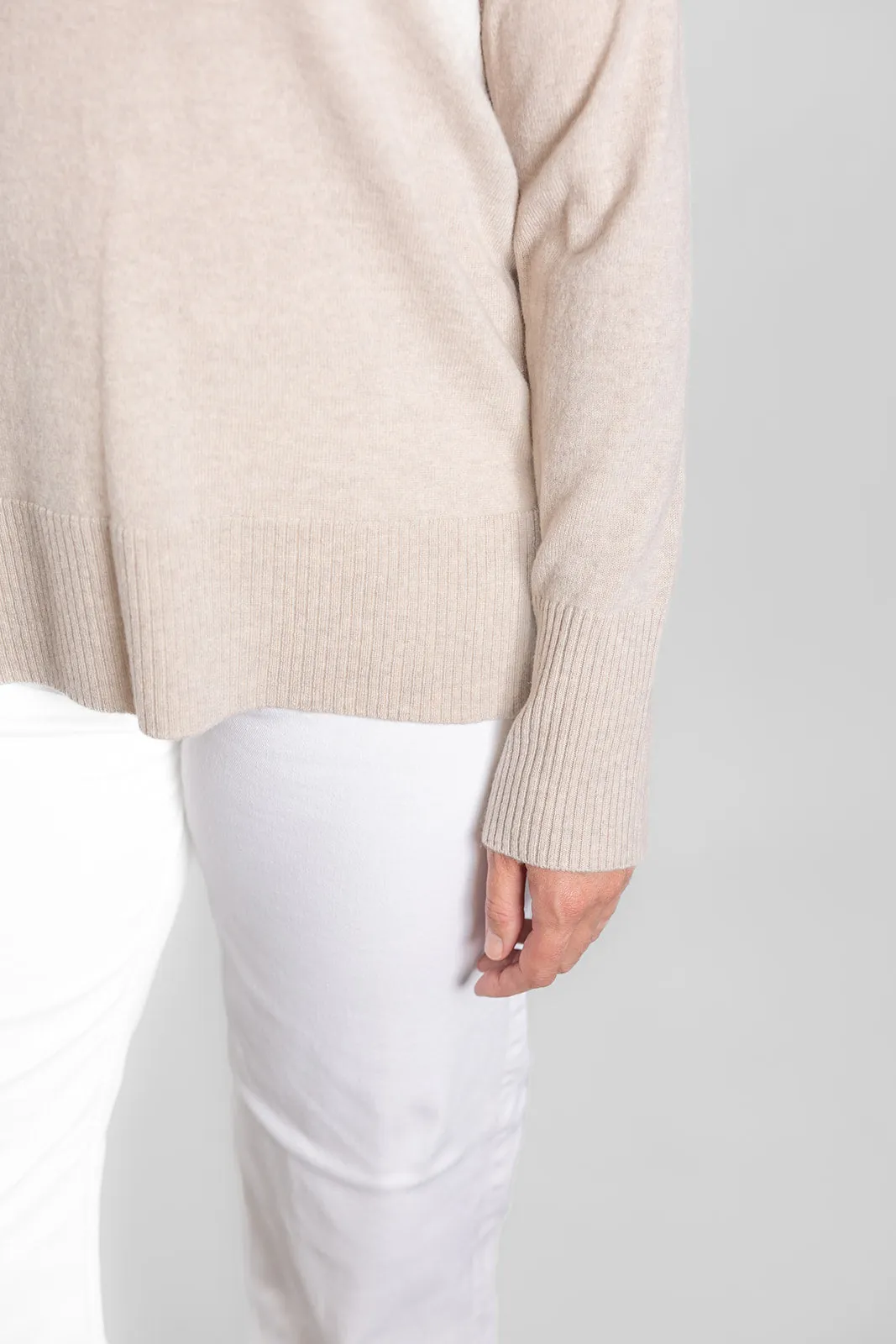 70/30 Cashmere Merino V Neck Jumper