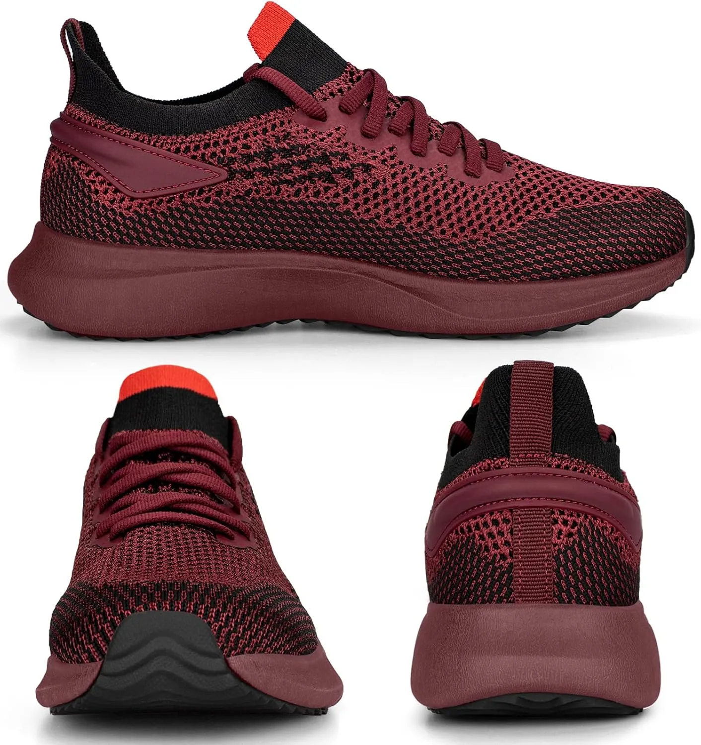 Abboos Women's Non Slip Gym Workout Shoes, Lightweight Breathable Tennis Shoes, Mesh Walking Sneakers