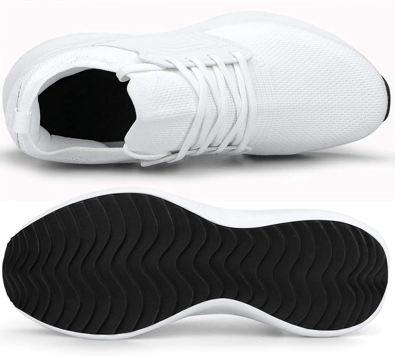 Abboos Womens Walking Shoes Lightweihgt Breathable Slip on Sneakers Athletic Gym Tennis Running Shoes