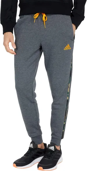 adidas Camo 3-Stripes Pants Dark Grey Heather/Semi Solar Gold SM