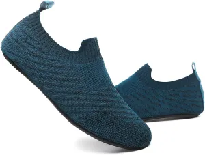 Adult Lightweight Slip-on Grip Indoor House Slippers Non-slip Barefoot House Home Shoes for Women Men