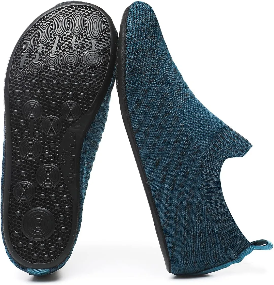 Adult Lightweight Slip-on Grip Indoor House Slippers Non-slip Barefoot House Home Shoes for Women Men