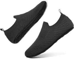 Adult Lightweight Slip-on Grip Indoor House Slippers Non-slip Barefoot House Home Shoes for Women Men