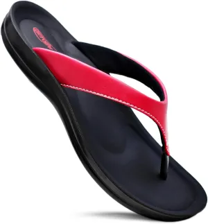 AEROTHOTIC Comfortable Arch Support Slingback Flats for Women Sandals Cute Soft T-Strap Toe Post Casual Fashion Dressy Flip Flops Vacation Essentials