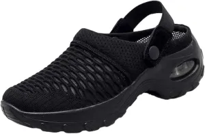 Air Cushion Slip-On Walking Shoes Orthopedic Diabetic Walking Shoes, Orthopedic Clogs Slippers Sandals Sneakers for Women