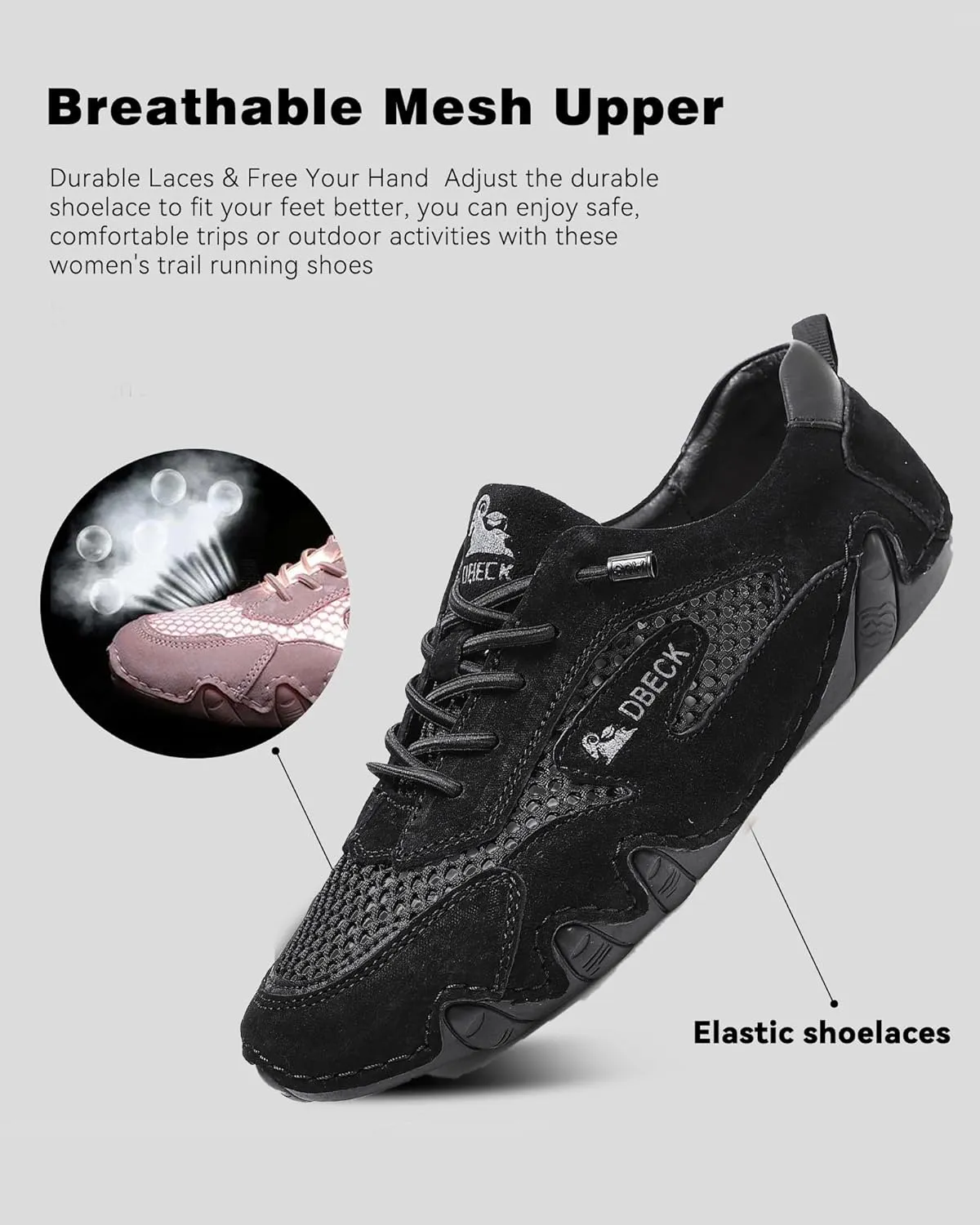 AirWalker Women's Ultralight Breathable Walking Loafers for Commuting Lightweight Outdoor Mesh Slip-On Casual Sneakers