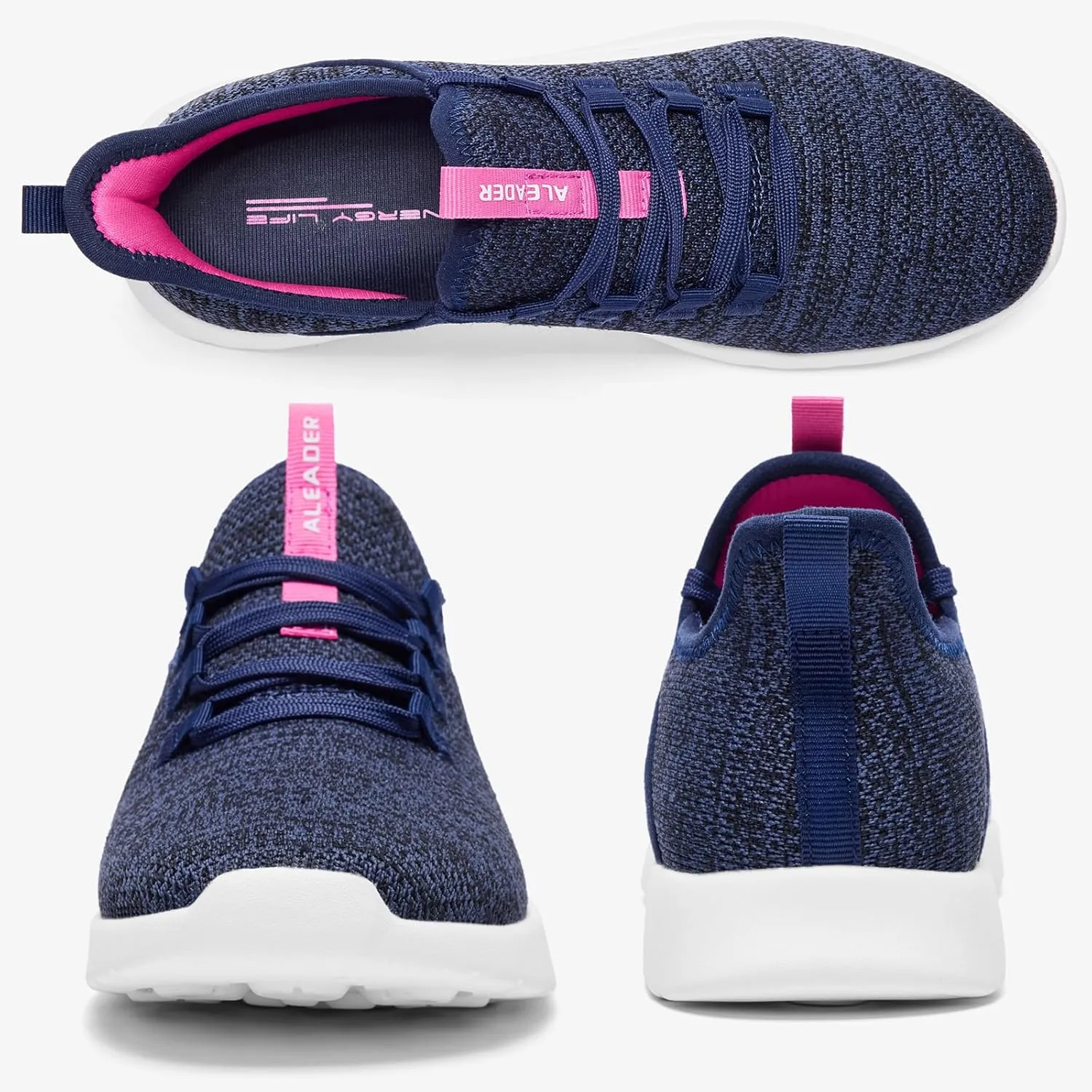 ALEADER Women's Energycloud Lightweight Slip On Walking Running Shoes
