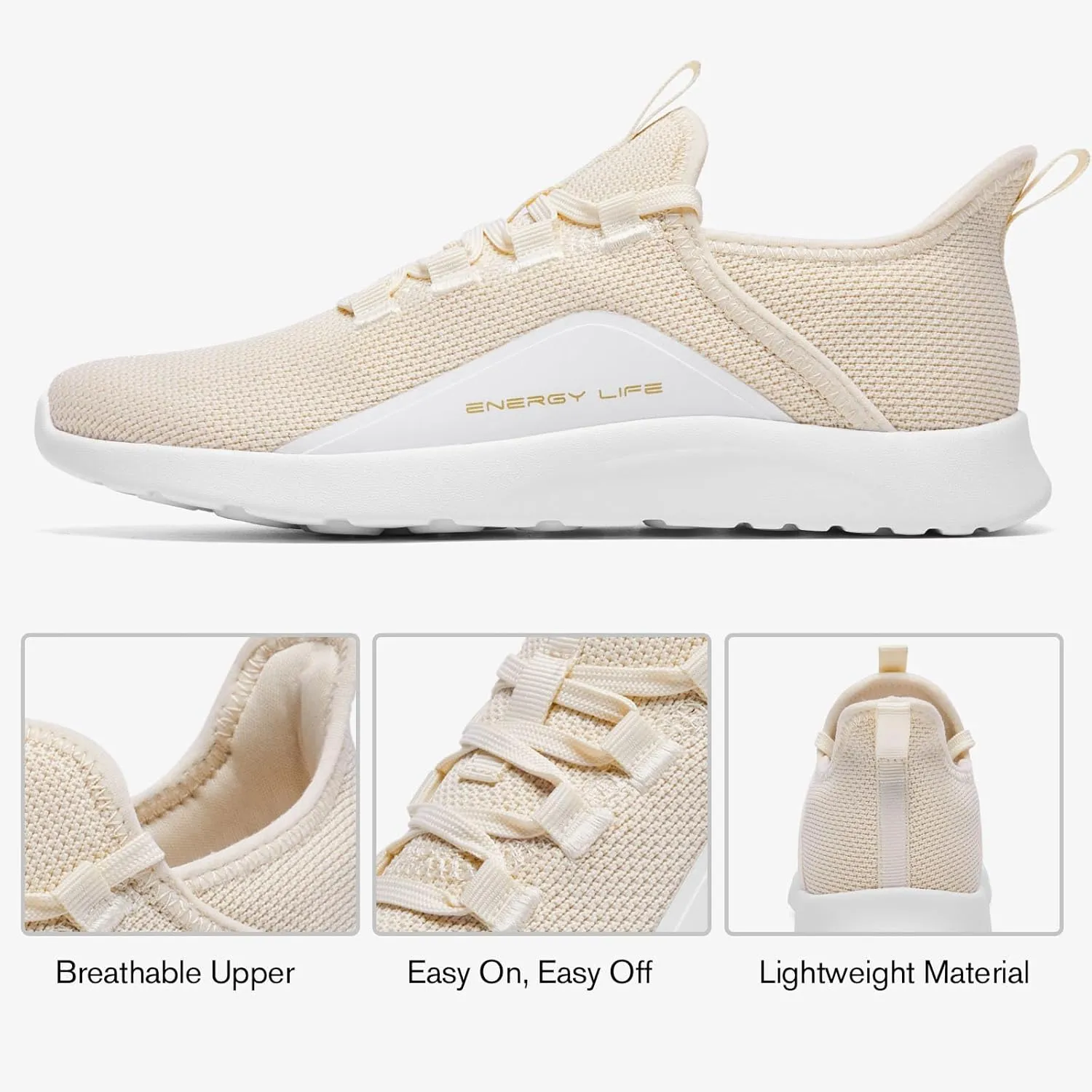 ALEADER Women's Energycloud Lightweight Slip On Walking Running Shoes