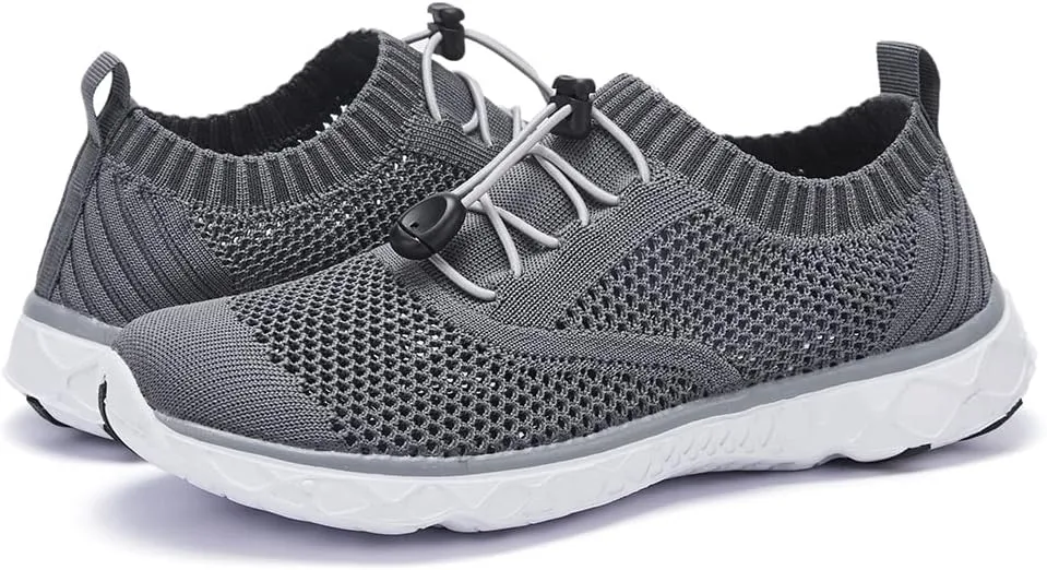 ALEADER Women's Lightweight Aqua Water Shoes Slip-on Quick Drying Swim Shoes
