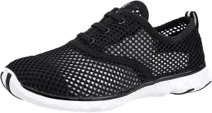 ALEADER Women's Lightweight Aqua Water Shoes Slip-on Quick Drying Swim Shoes