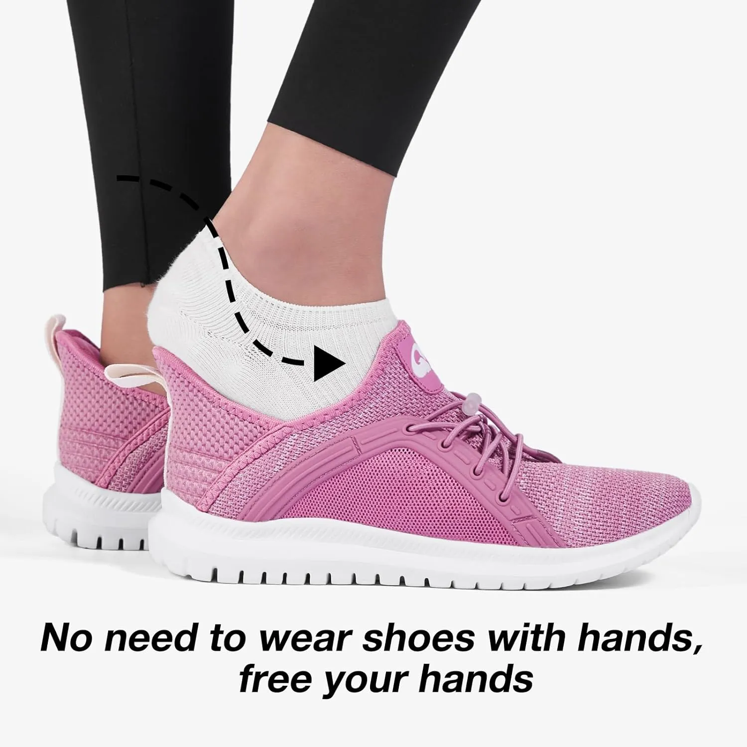 ALEADER Womens Slip On Walking Shoes, Comfort Slip On Tennis Shoes for Gym Workout Fashion Sneakers