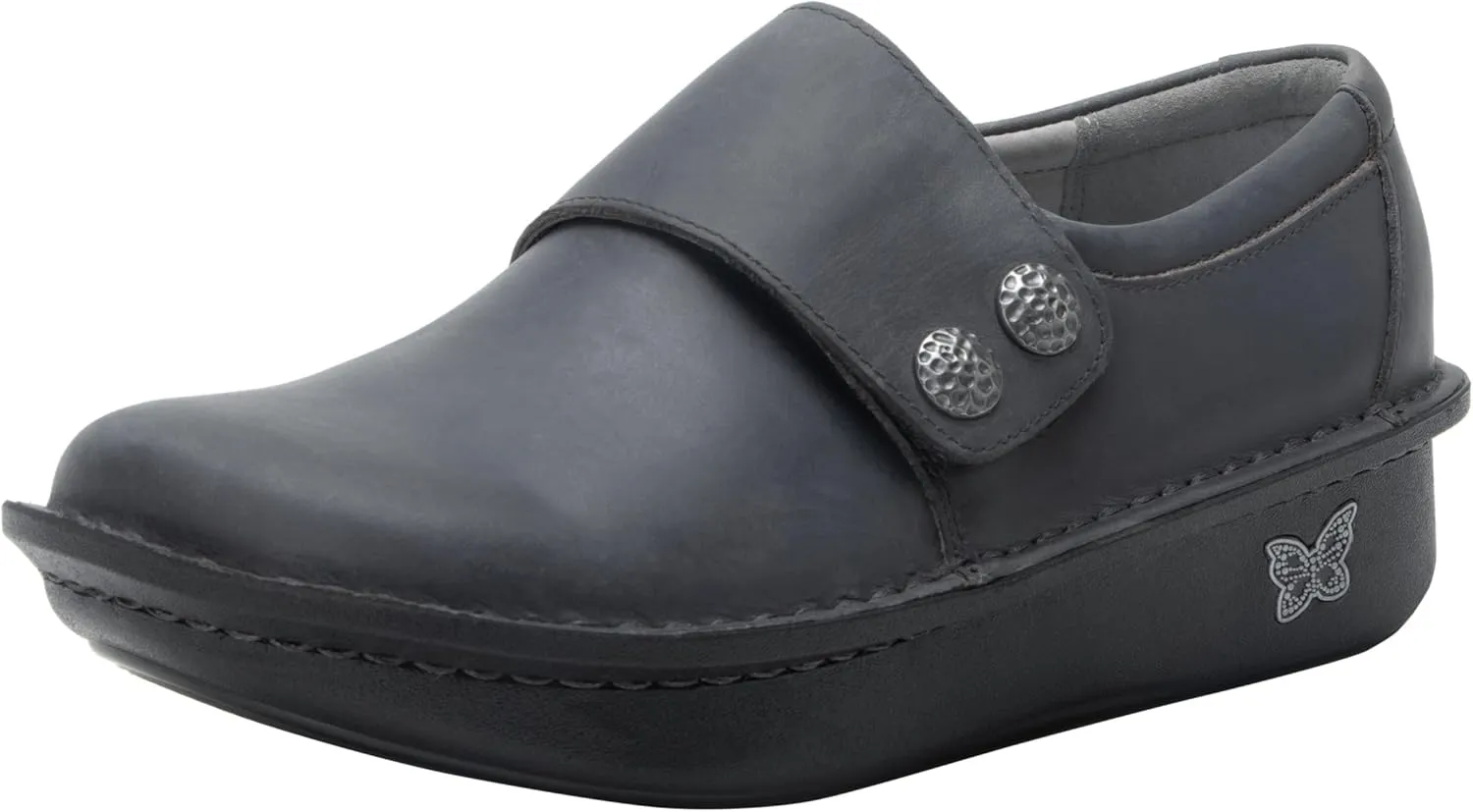 ALEGRIA Women's Deliah Oiled Ash Slip-On Shoes