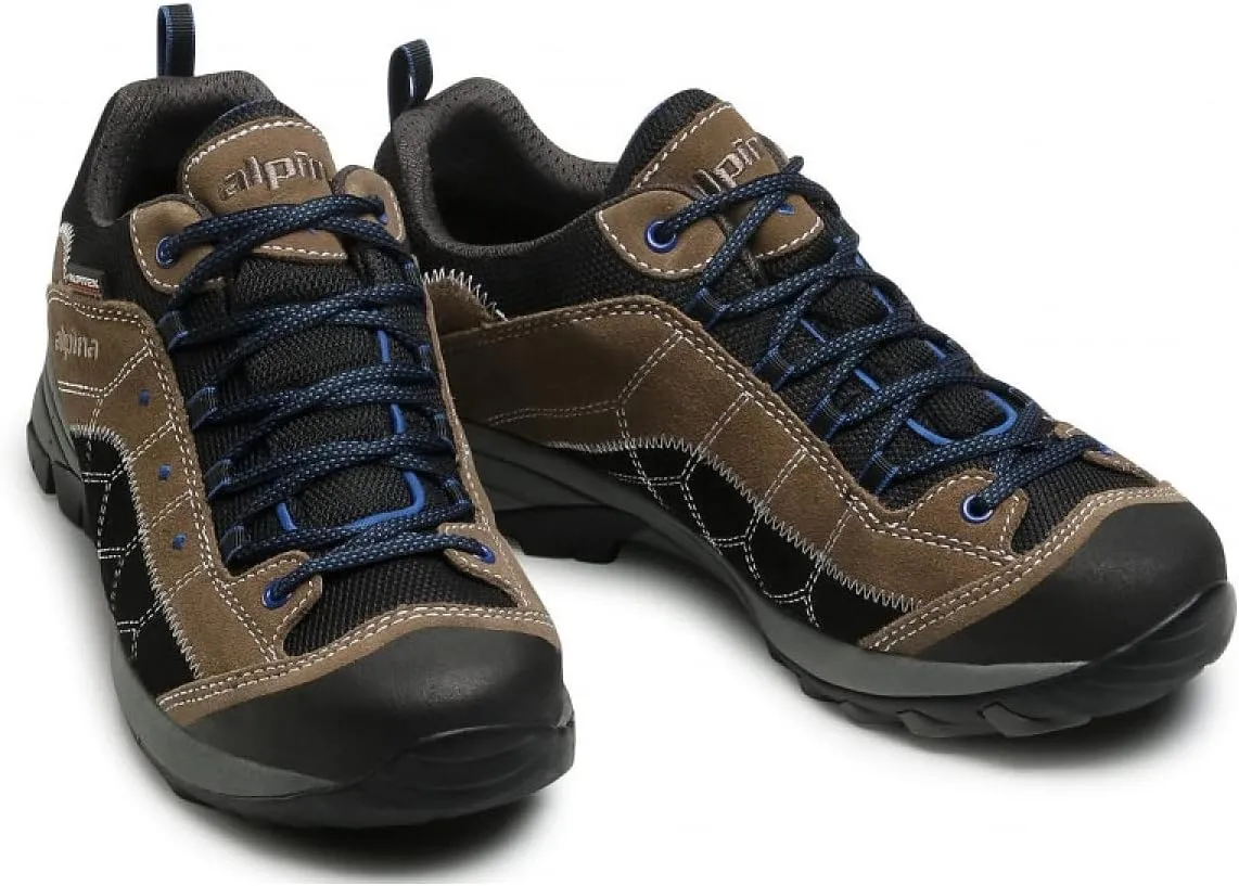 Alpina Tropez - Waterproof Hiking Leather Shoes with Alpitex Breathable Membrane and Slip Resistant Vibram Sole