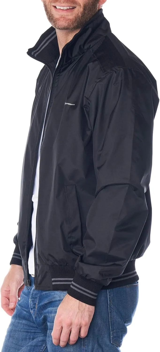 Alpine Swiss Alvin Mens Lightweight Bomber Jacket Casual Windbreaker Varsity Jacket