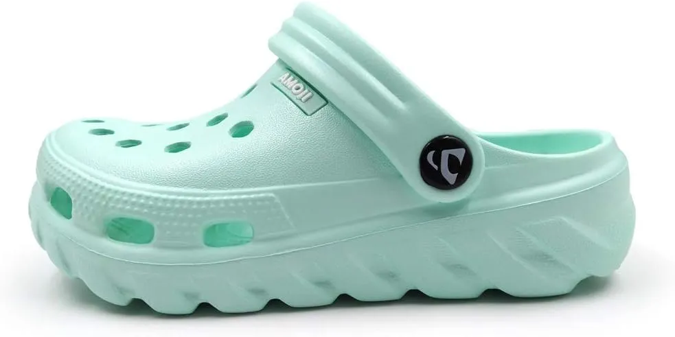 Amoji Kid Garden Clogs Slip On Shoes