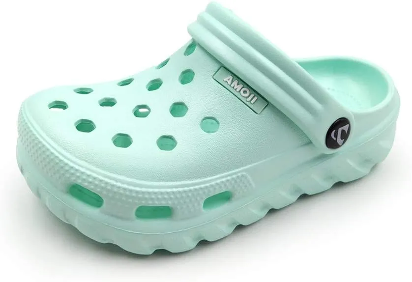 Amoji Kid Garden Clogs Slip On Shoes