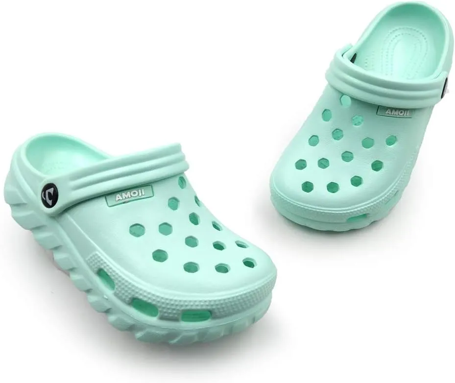 Amoji Kid Garden Clogs Slip On Shoes