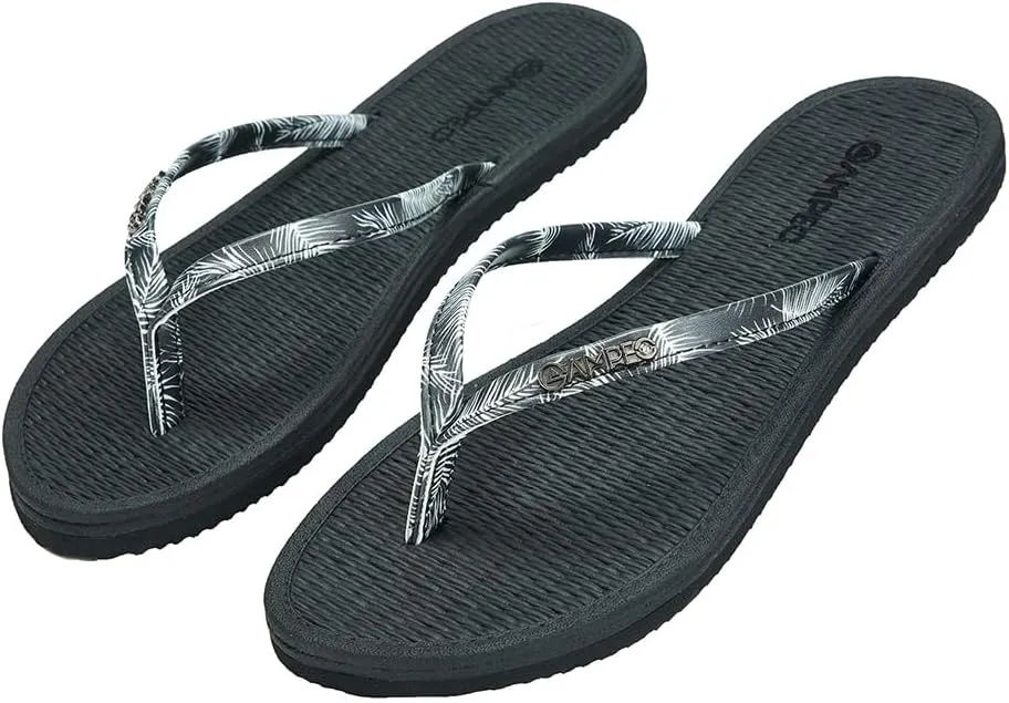 Ampeo Women's Flip Flops Comfortable Lightweight Summer Beach Quick-Dry Thong Flat Sandals