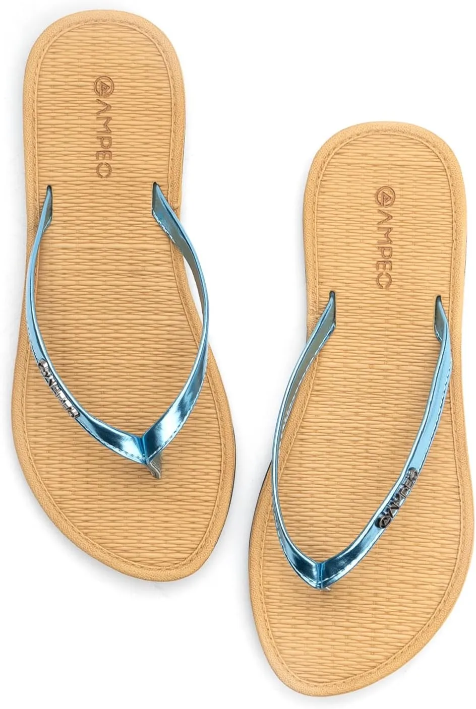 Ampeo Women's Flip Flops Comfortable Lightweight Summer Beach Quick-Dry Thong Flat Sandals
