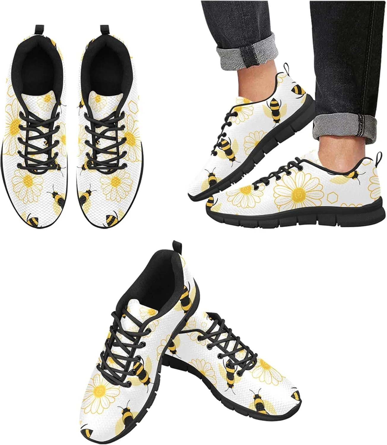 ANANGTEE Iridescent Tie-Dye Womens Sneakers Fashion Casual Comfortable Lightweight Breathable Arch Support Slip On Non-Slip Tennis Shoes Walking Shoes US13