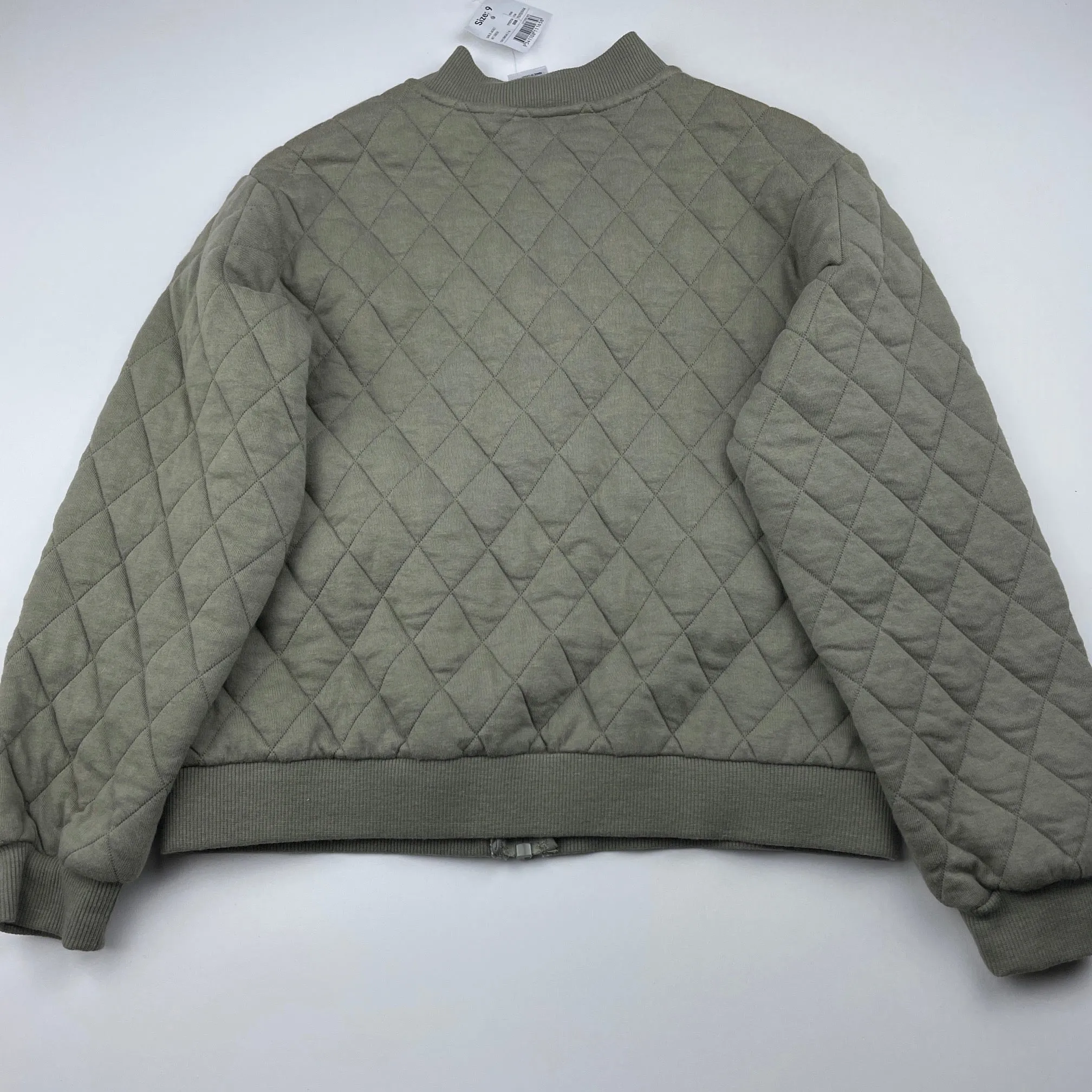 Anko khaki quilted lightweight jacket, size 9, BNWT