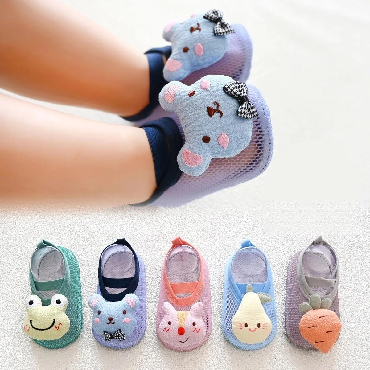 Anti-Slip Breathable Baby Slippers