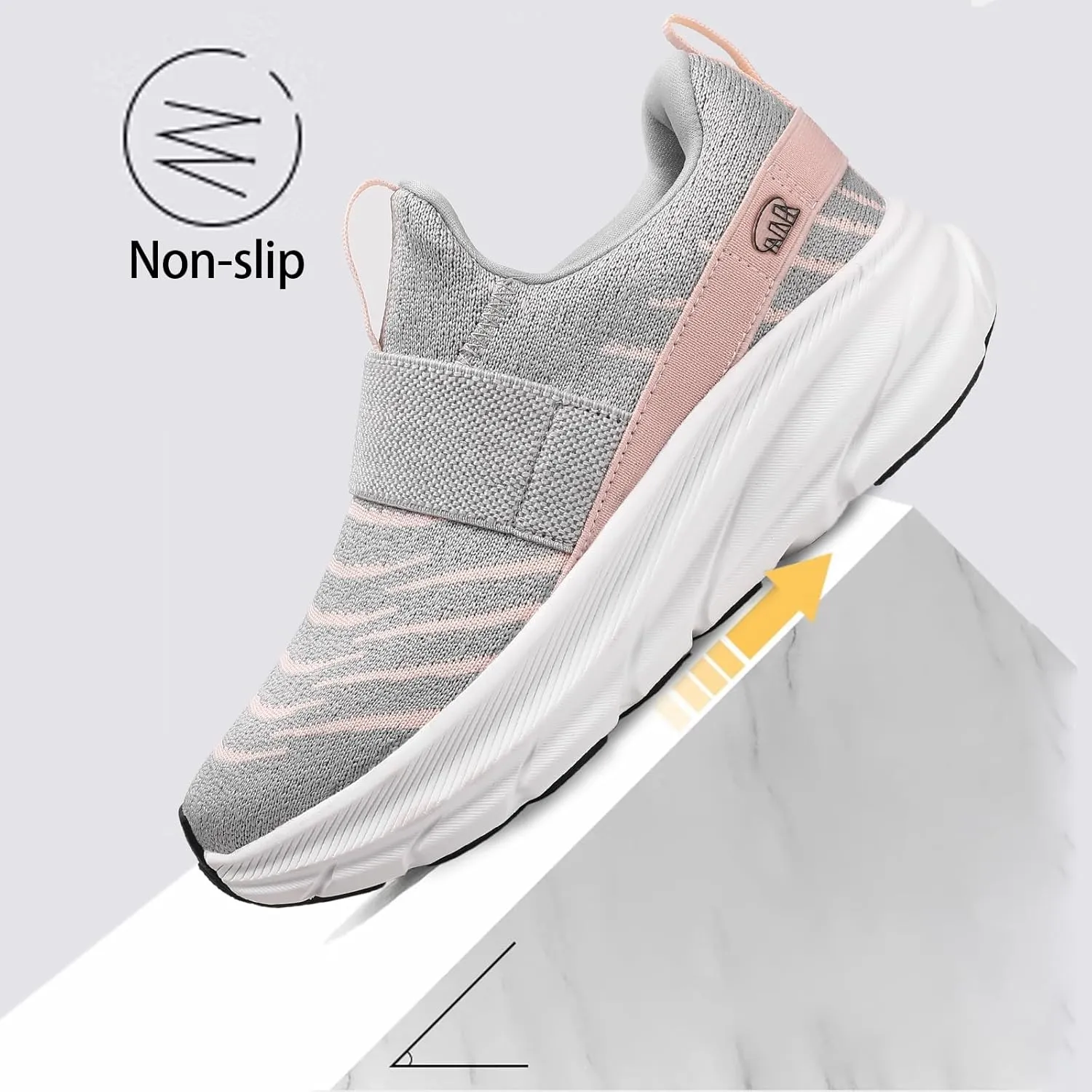 AOE Womens Fashion Walking Running Shoes Ultra Breathable Lightweight Mesh Tennis Shoes Non Slip Workout Gym Sneakers
