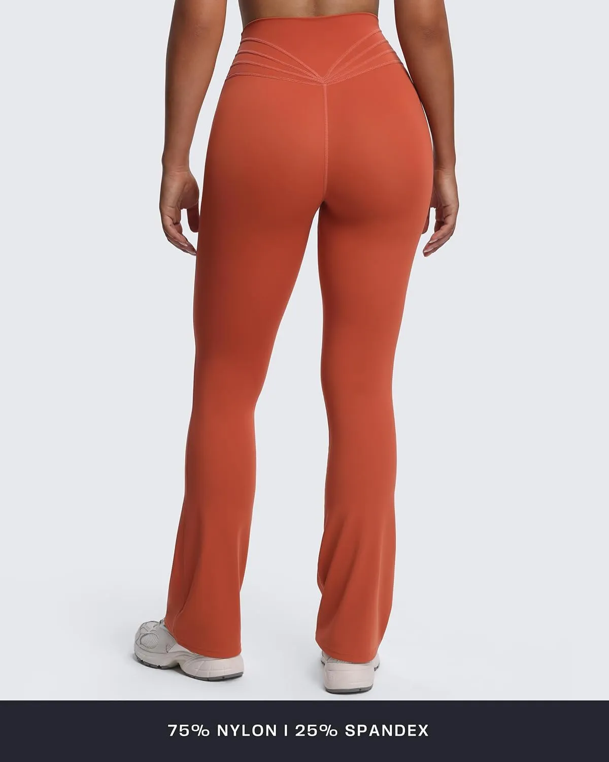 Aoxjox Flare Leggings for Women Trinity Tummy Control High Waisted Wide Leg Yoga Pants 29"/31"/33"