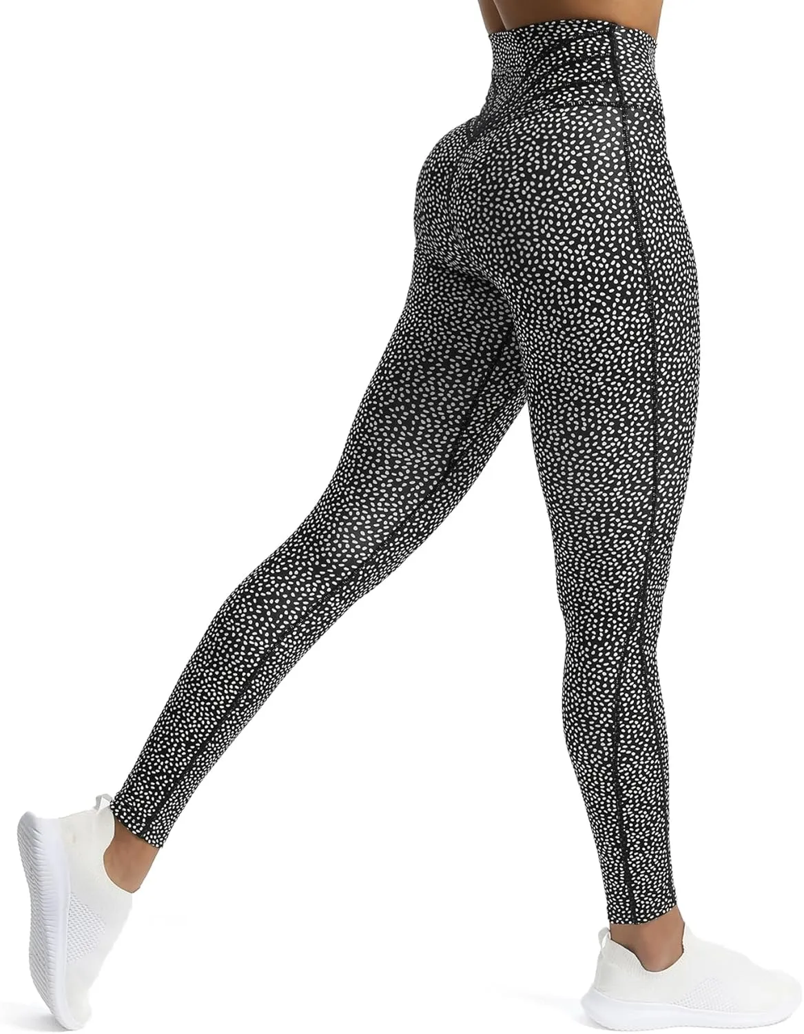 Aoxjox High Waisted Workout Leggings for Women Trinity Yoga Pants 26.5"