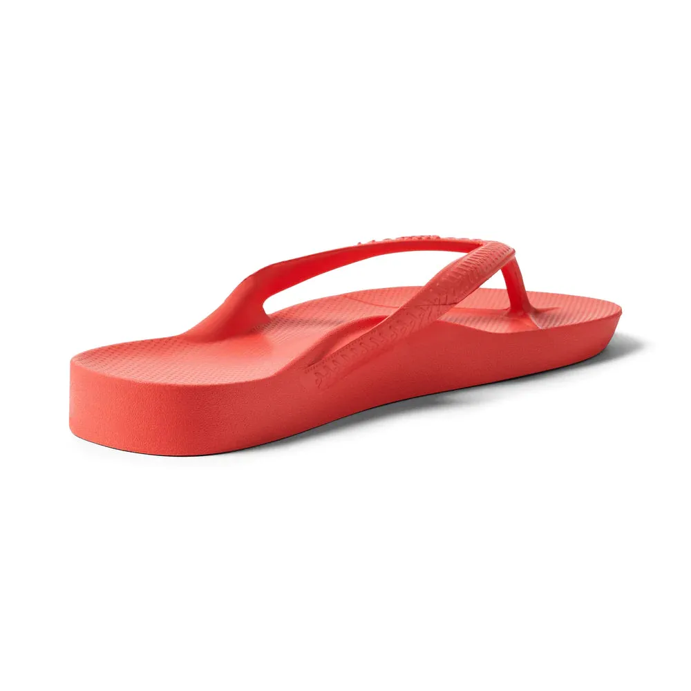Archies Arch Support Jandals Coral
