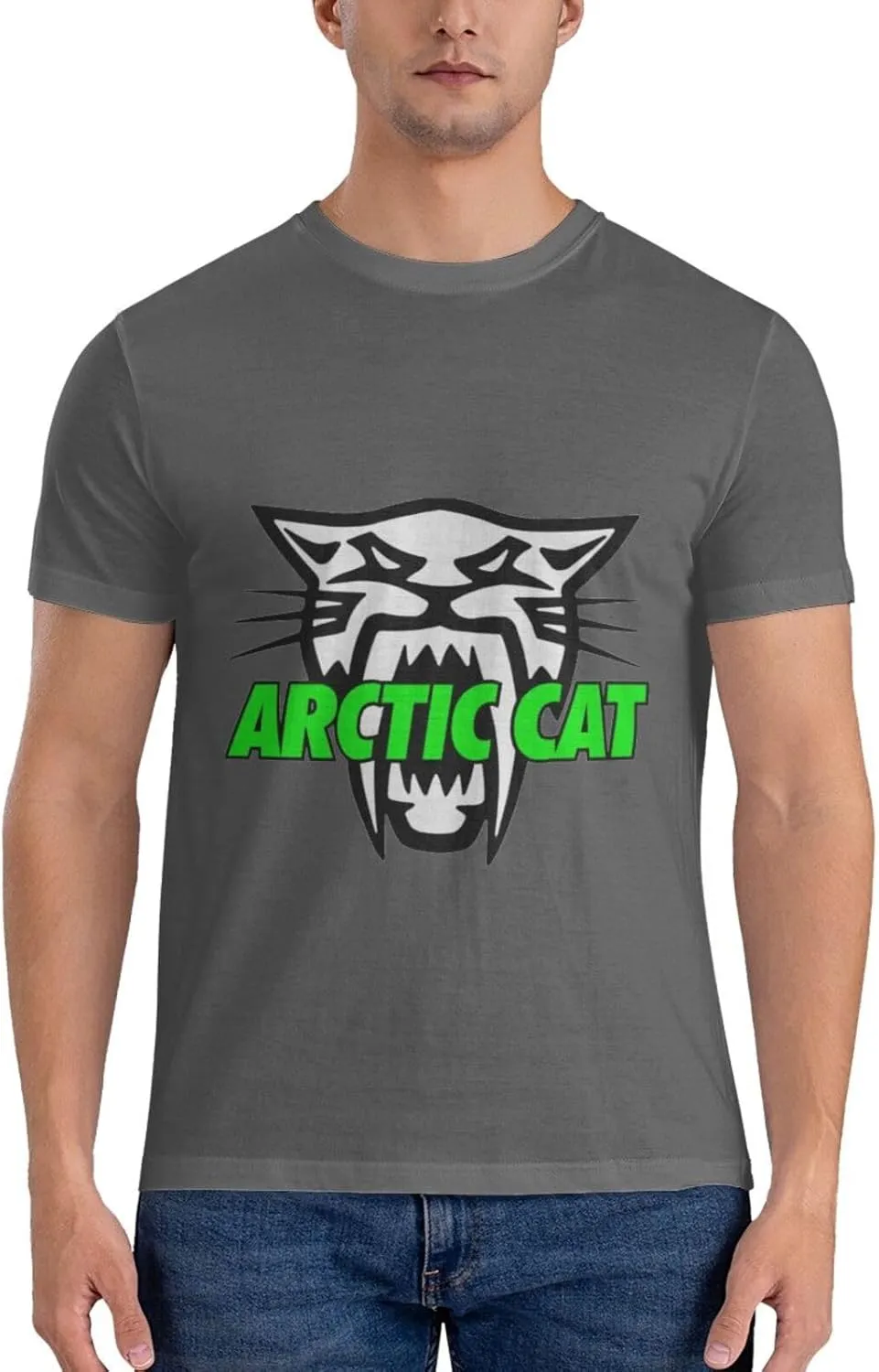 Arctic Cat Cotton Trend Round Neck T-Shirt Men's T-Shirt
