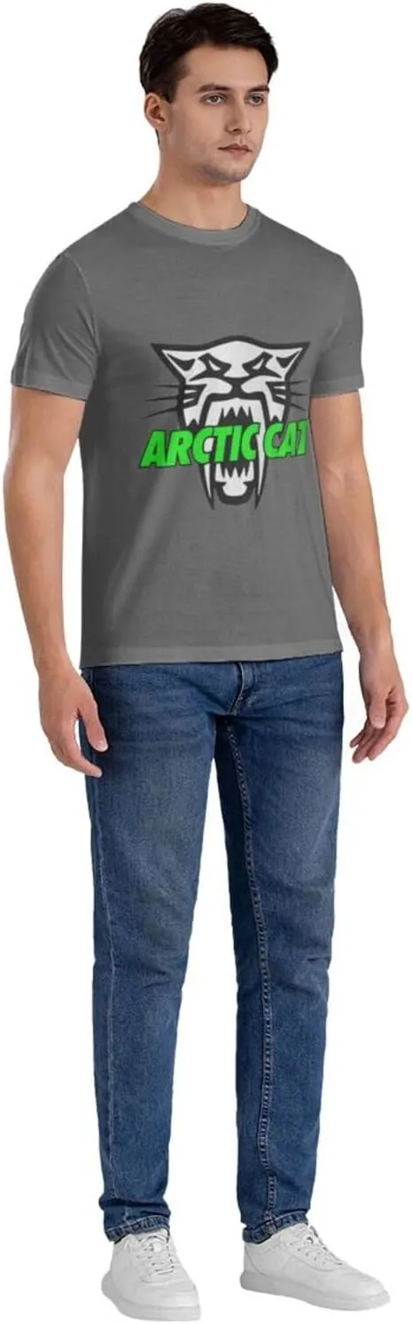 Arctic Cat Cotton Trend Round Neck T-Shirt Men's T-Shirt