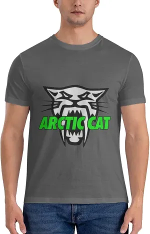 Arctic Cat Cotton Trend Round Neck T-Shirt Men's T-Shirt