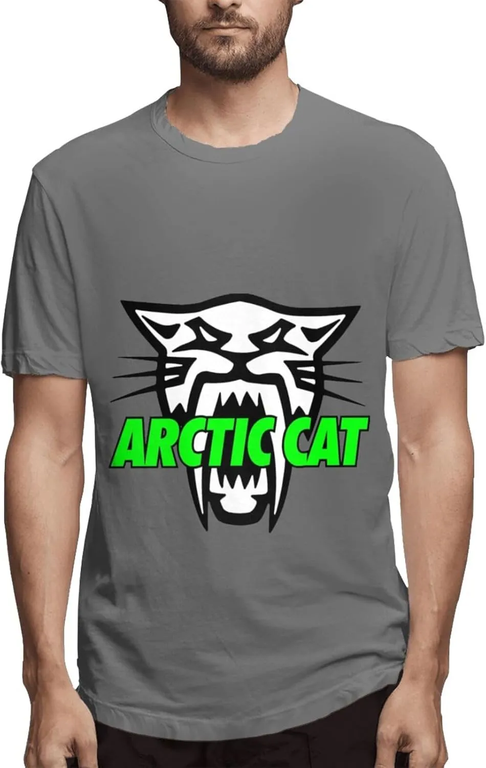 Arctic Cat Cotton Trend Round Neck T-Shirt Men's T-Shirt
