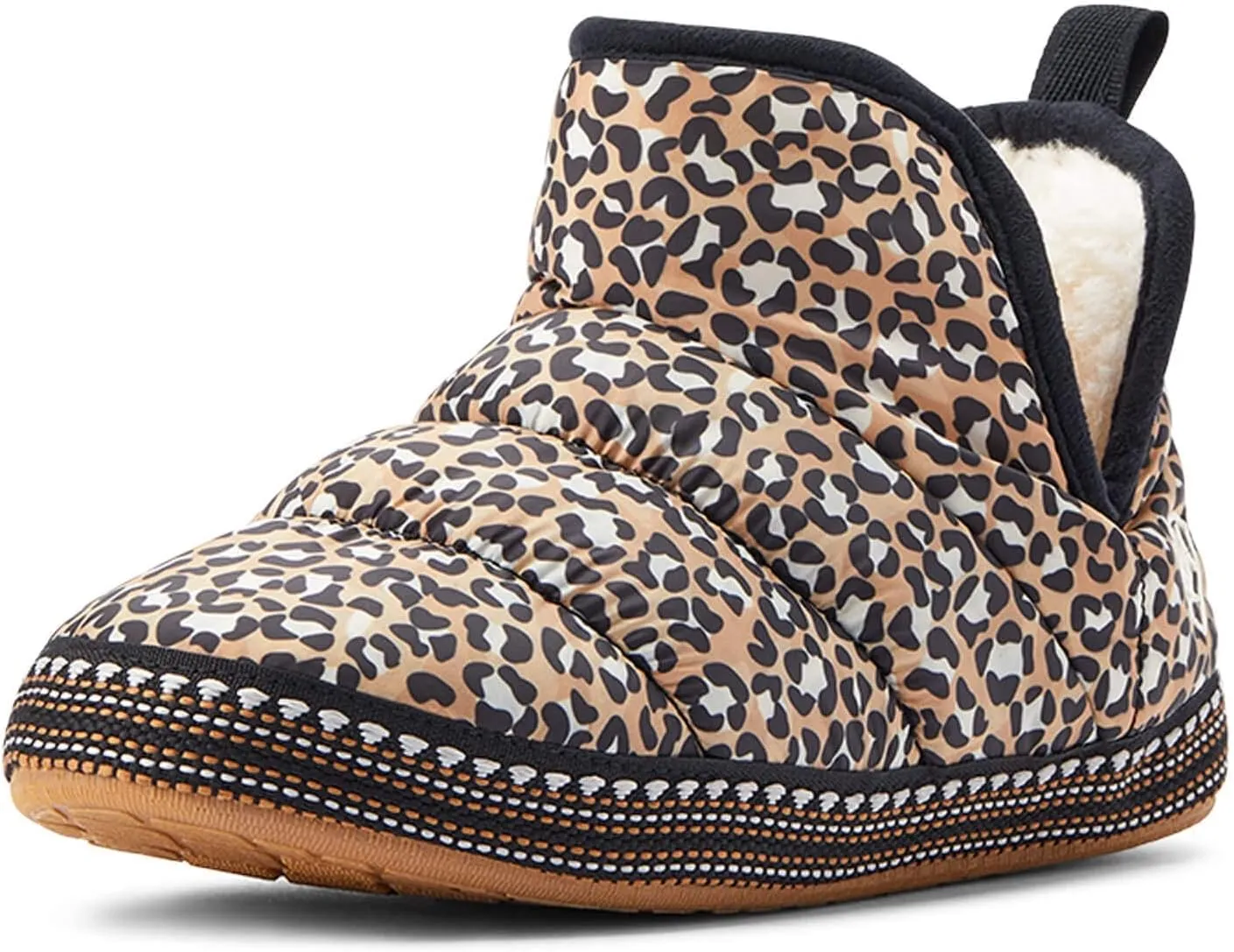 ARIAT Women's Indoor/Outdoor Warm Comfortable Crius Bootie Slippers with Sherpa Lining