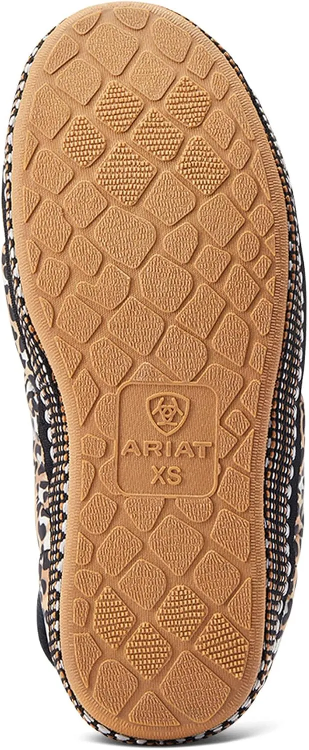 ARIAT Women's Indoor/Outdoor Warm Comfortable Crius Bootie Slippers with Sherpa Lining
